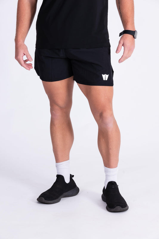 Effort 5" Shorts Black - builtwear