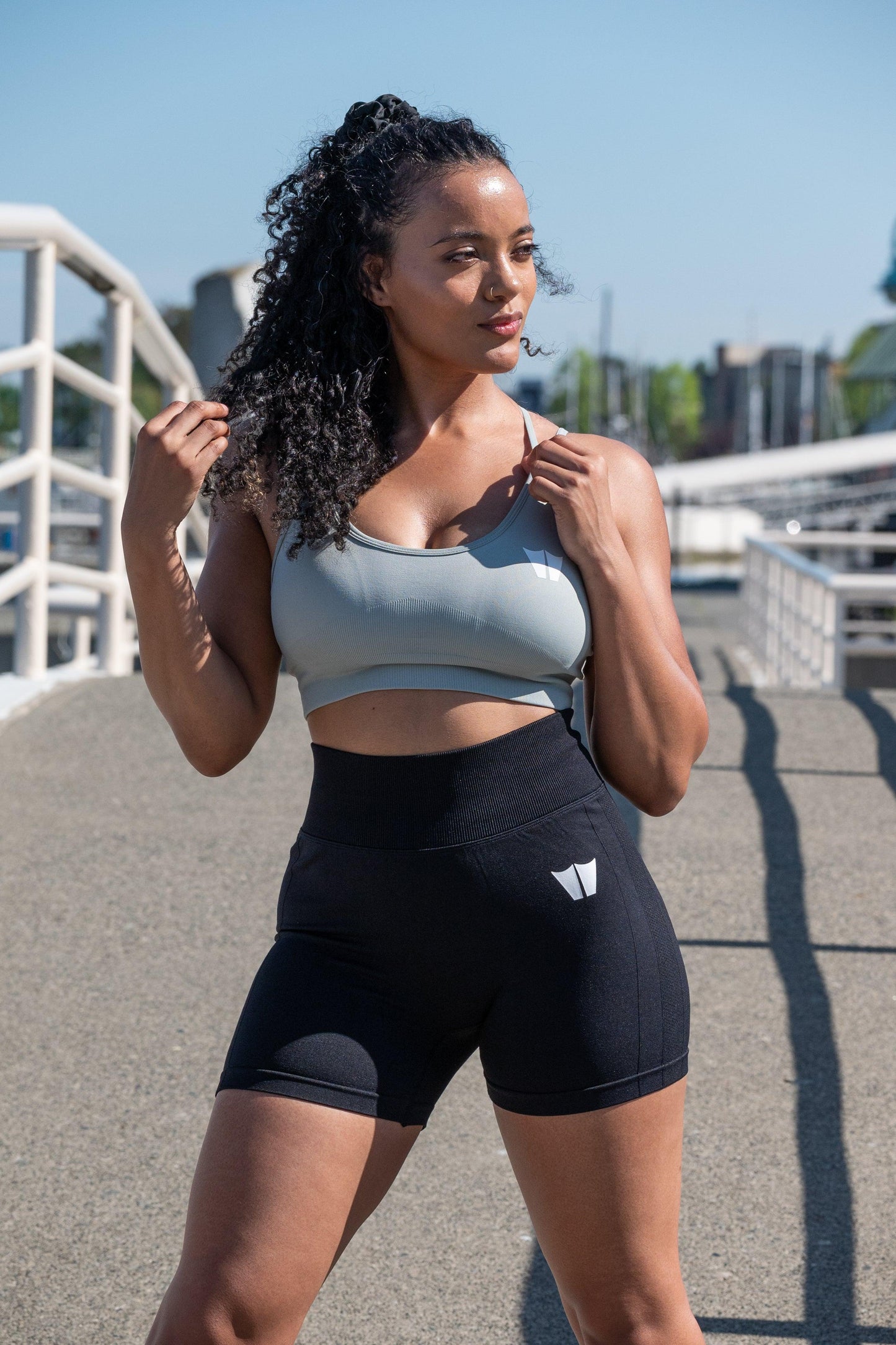 Strengthen 4" Seamless Shorts Midnight Black - builtwear