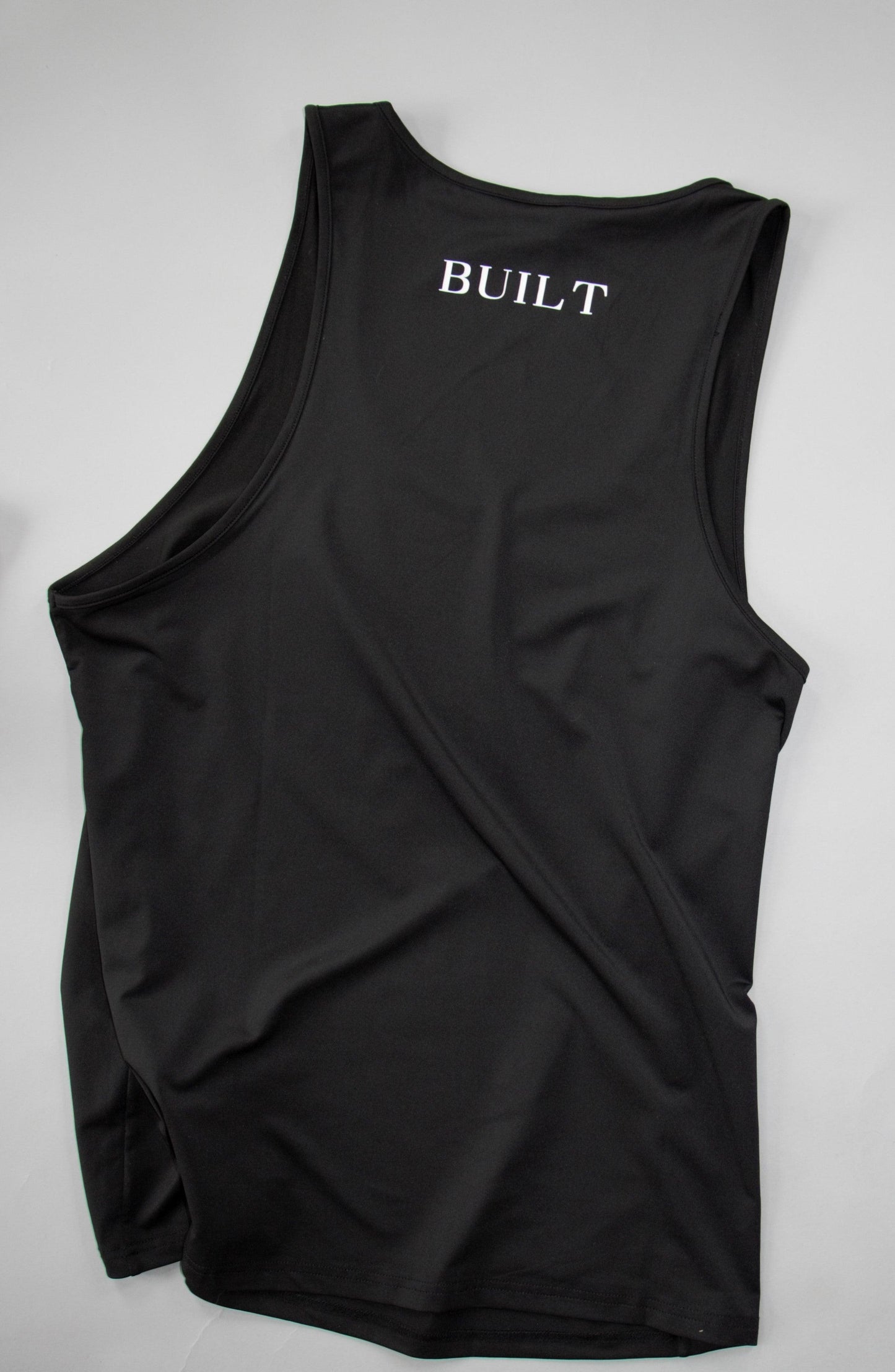 Built Fitted Tank Black - builtwear