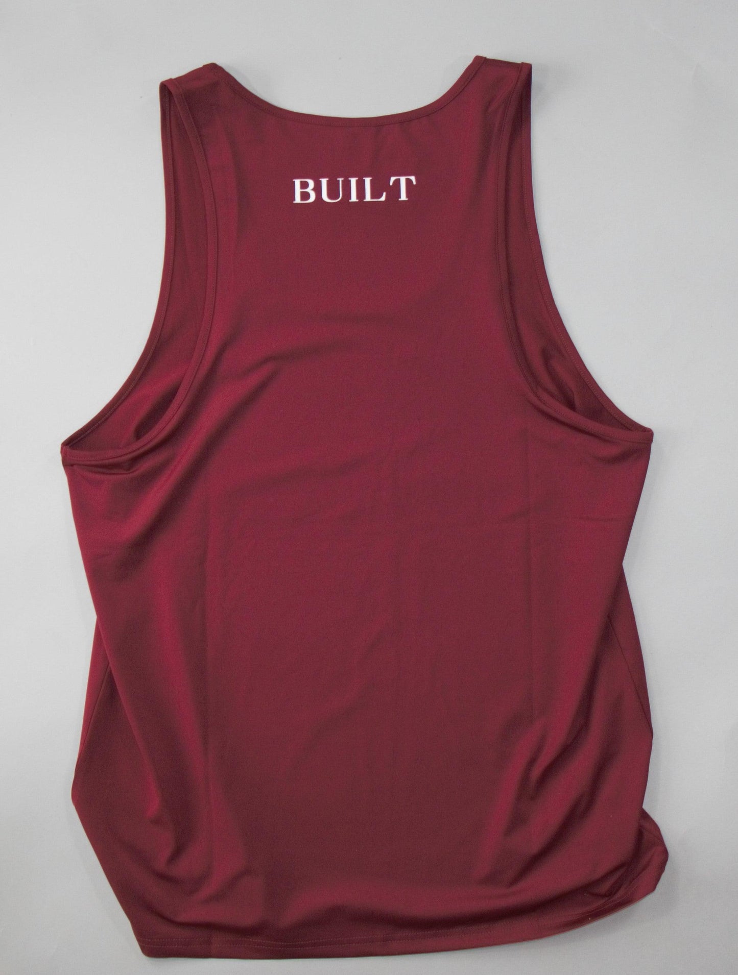 Built Fitted Tank Top Burgundy - builtwear
