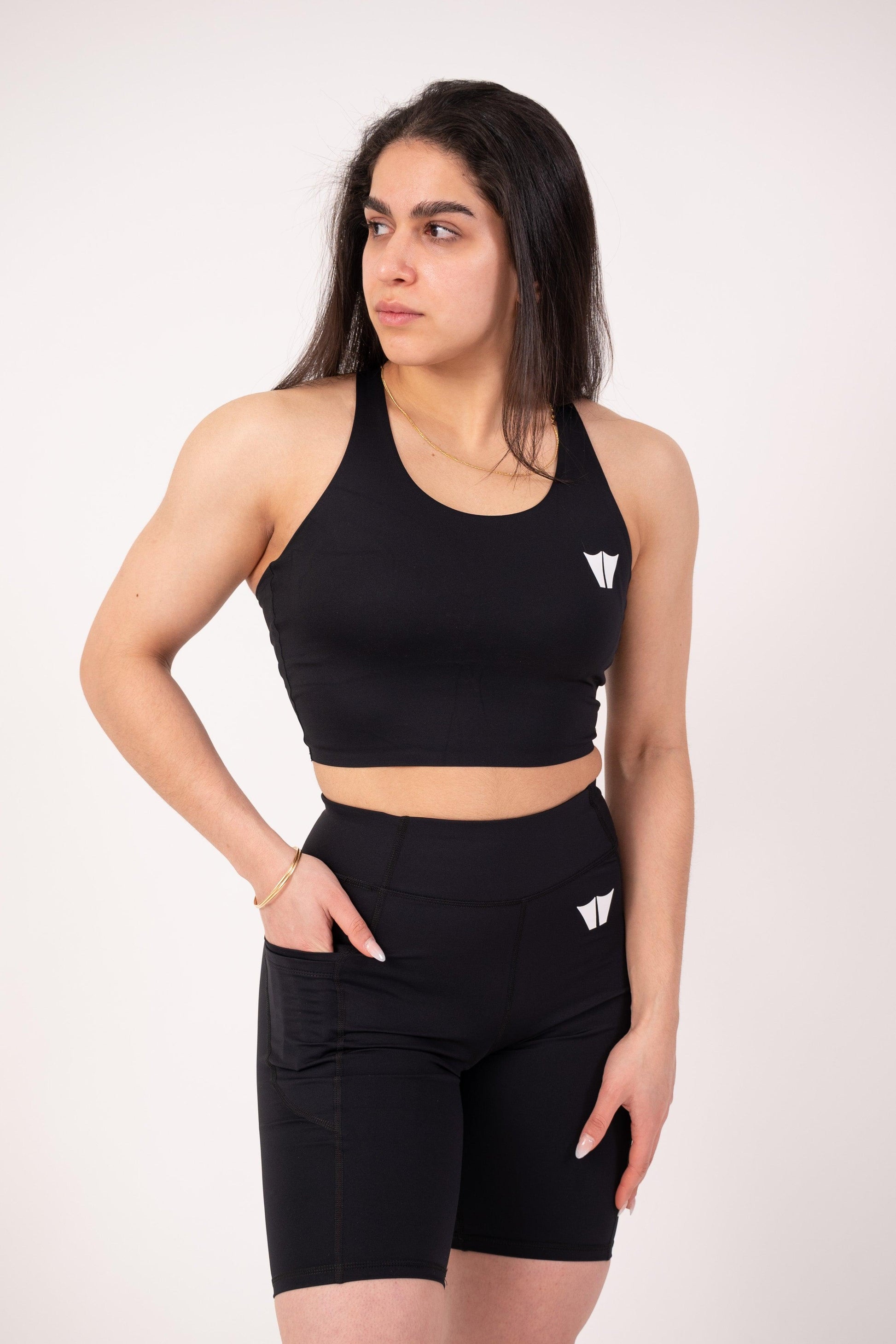 Strengthen Pocket Shorts 7" Black - builtwear