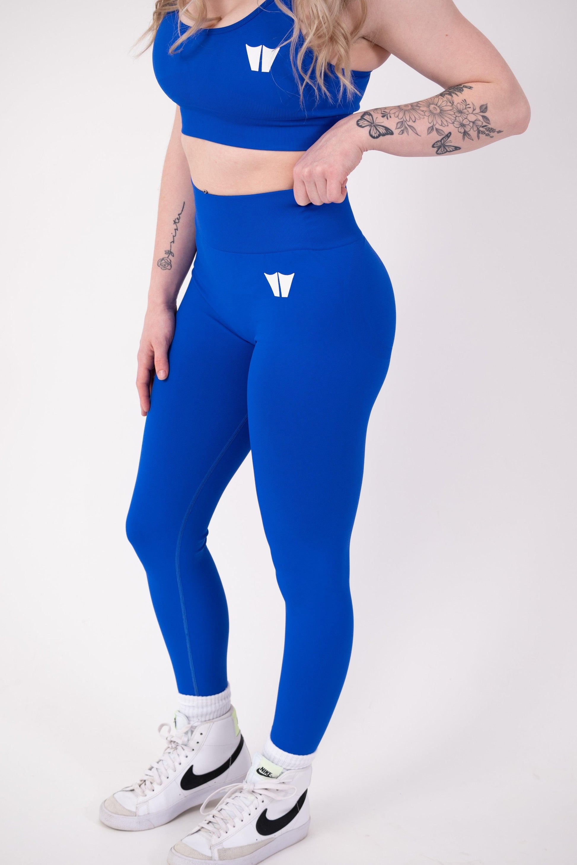 Strengthen Seamless Leggings 31" Deep Blue - builtwear