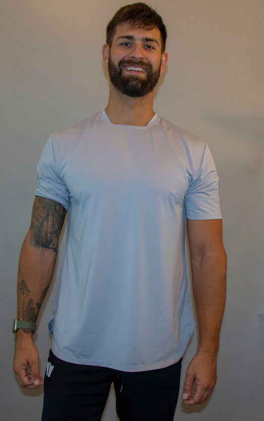 Vented Oversized Shirt Grey - builtwear