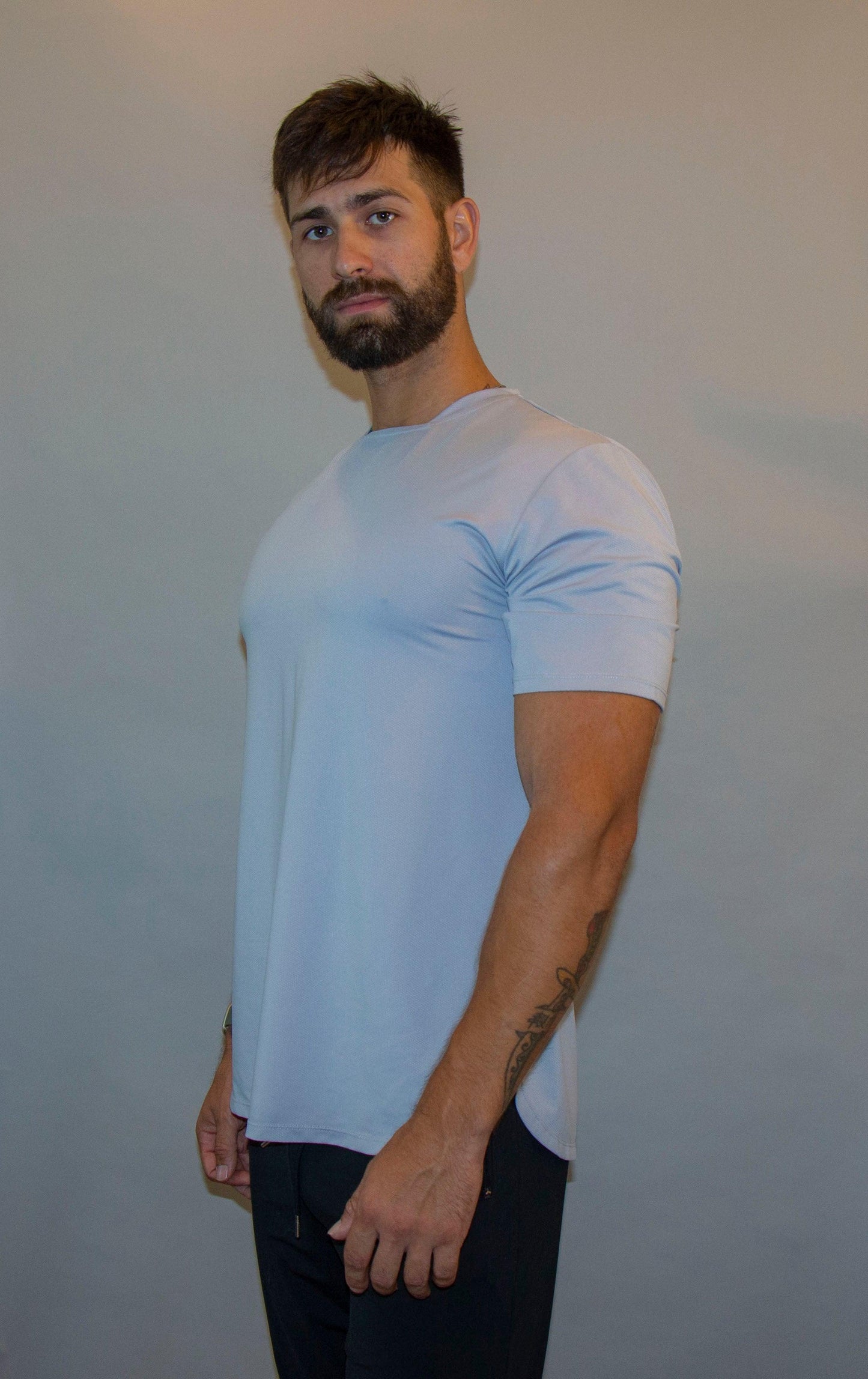 Vented Oversized Shirt Grey - builtwear