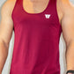 Built Fitted Tank Top Burgundy - builtwear