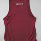 Built Fitted Tank Top Burgundy - builtwear