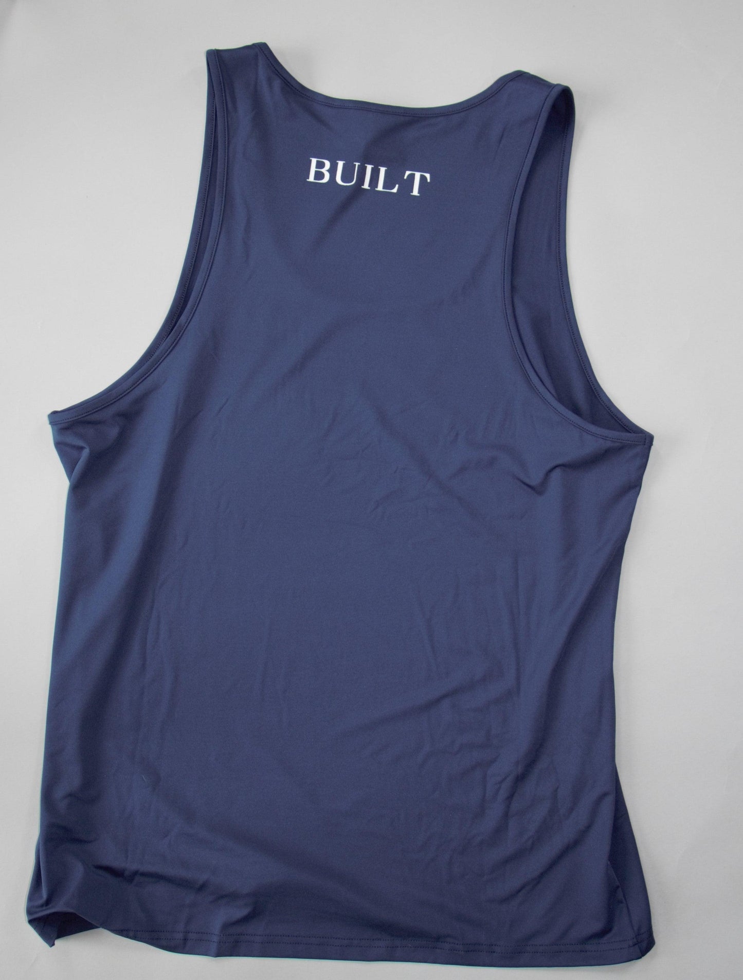 Built Fitted Tank Top Navy Blue - builtwear