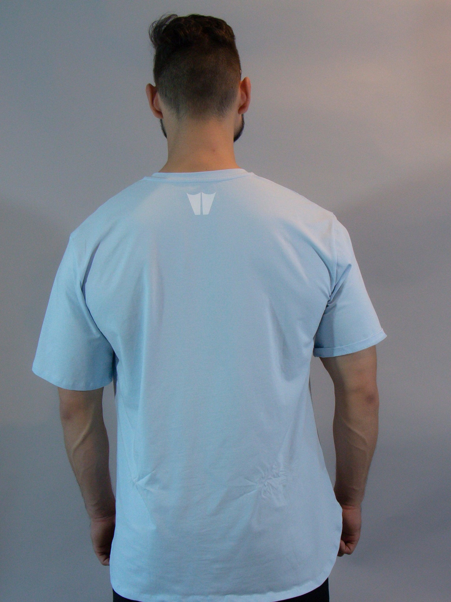 Pima Cotton Oversized Shirt Powder Blue - builtwear