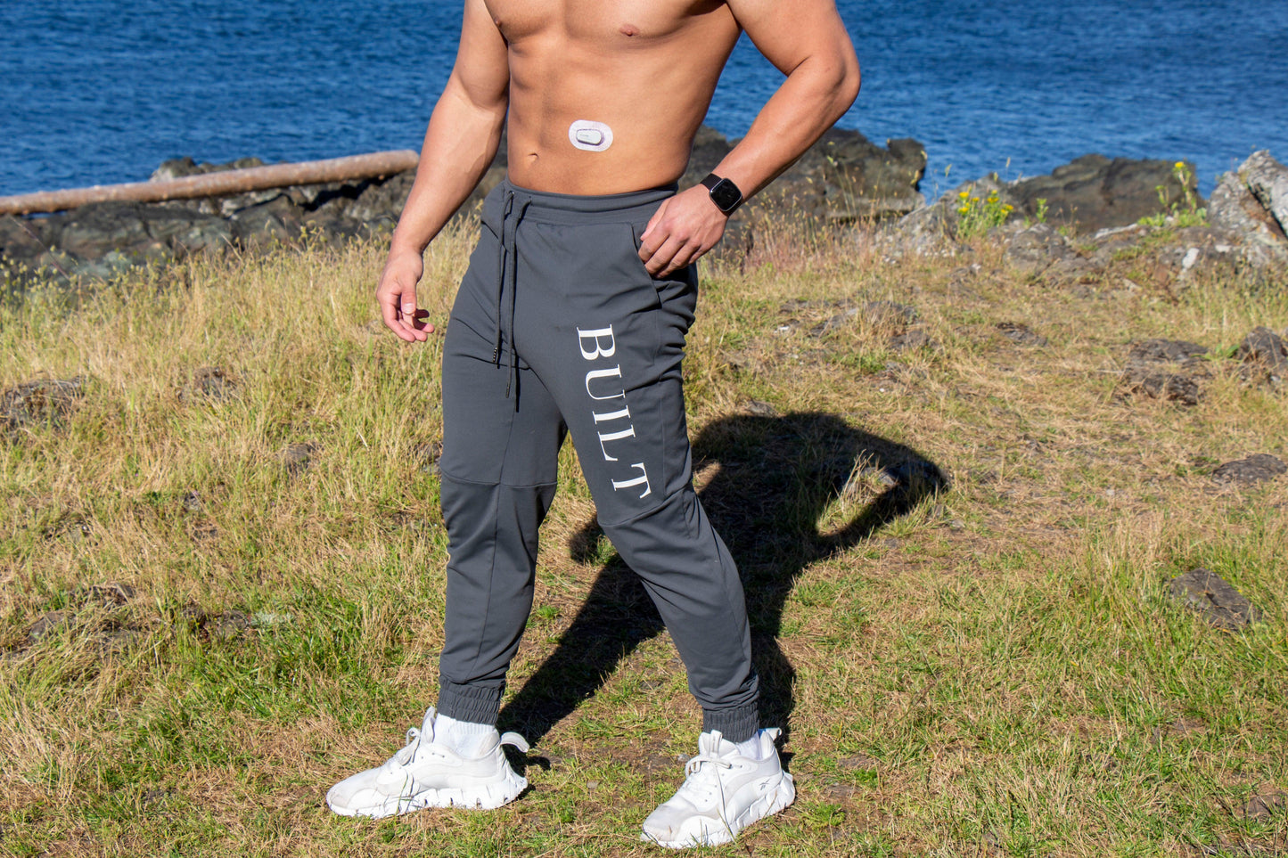 Statement joggers grey - builtwear