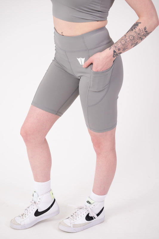 Strengthen Pocket Shorts 7" Matte Grey - builtwear