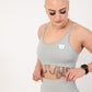 Strengthen Seamless Sports Bra Silver - builtwear