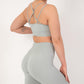 Strengthen Seamless Sports Bra Silver - builtwear