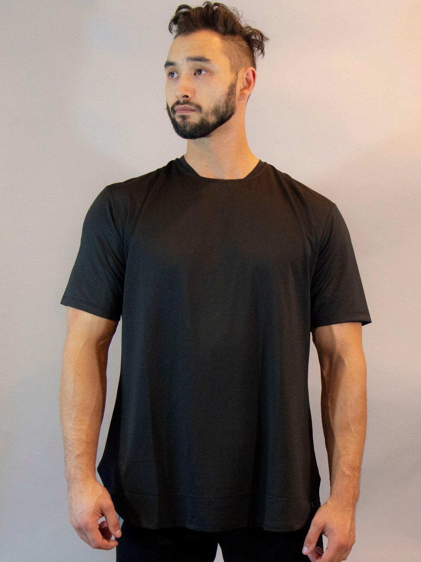 Vented Oversized Shirt Black - builtwear